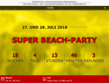 Tablet Screenshot of beach-party.mv-doengesmuehle.de